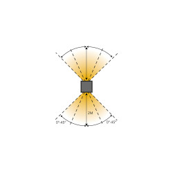 Lightpro Outdoor Garden Lighting Professional 12V Ixion 9w Up/Down Wall Light Dimmable 3