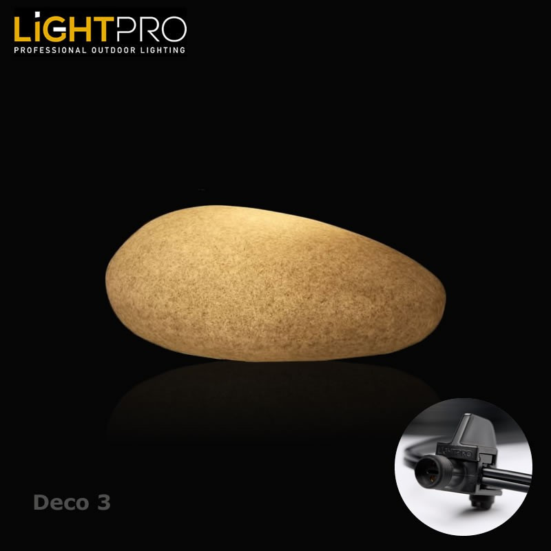 Lightpro 12V Deco 3 2W IP44 Stone Light