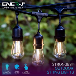 Garden Lighting UK Outdoor Lights Ener-J LED Filament Festoon Lighting Kit - 240 Volt. 2