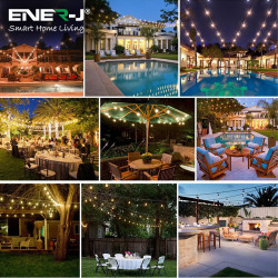 Garden Lighting UK Outdoor Lights Ener-J LED Filament Festoon Lighting Kit - 240 Volt. 10
