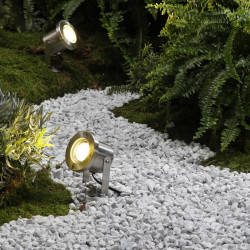 Techmar Garden Lighting UK Outdoor Lights Low Voltage Catalpa Garden Spotlights Bundle - 4 Light Kit. 2