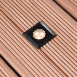Techmar Garden Lighting UK Outdoor Lights Atria 0.5w warm white 12V LED Deck Light 1
