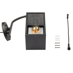 Garden Lighting UK Outdoor Lights Low Voltage DIY Columba 12V 4W LED Filament Outdoor Wall Light 2