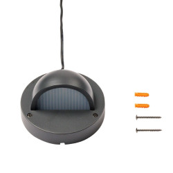 Techmar Outdoor Garden Lighting UK Deimos 12V 1W LED Black Outdoor Wall 6