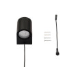 Techmar Garden Lighting UK Outdoor Lights Low Voltage Gilvus 12V 4W LED Black Outdoor Wall Light. 5