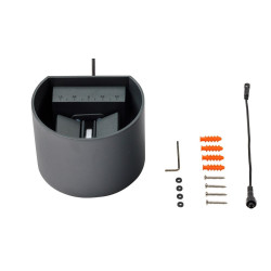 Techmar Outdoor Garden Lighting UK Goura  12V 6W LED Anthracite Up / Down Adjustable Outdoor Wall 3