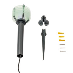 Techmar Garden Lighting UK Outdoor Lights Low Voltage Larix 12V Plug & Play LED Garden Lights Bundle - 5 Light Kit. 4