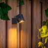 Techmar Outdoor Garden Lighting UK Nano 12V 2W LED Silver Outdoor Wall Spotlight 1