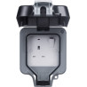 Outdoor Garden Lighting UK  DIY Accessories - BG 1Gang IP65 WP21 switch socket