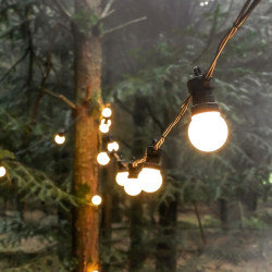 Techmar Garden Lighting UK Outdoor Lights Low Voltage Festoon Party Lights 20mtr Kit 4