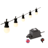 Techmar Garden Lighting UK Outdoor Lights Low Voltage Festoon Party Lights 30mtr Kit 1