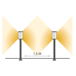 Lightpro Garden Lighting UK Outdoor Lights Low Voltage Eros Lo 12V 4W Post Light 3