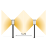 Lightpro Garden Lighting UK Outdoor Lights Low Voltage Eros Lo 12V 4W Post Light 3