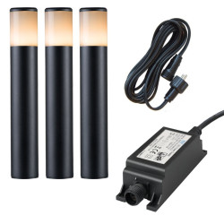 Low voltage garden lighting Ludeco Ivan 3 light bundle. (1)