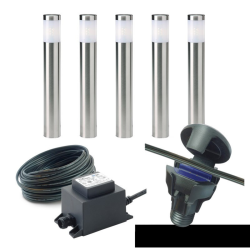 Techmar Garden Lighting UK Outdoor Lights Low Voltage DIY 5 light Albus Bundle 2