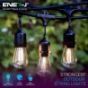 Garden Lighting UK Outdoor Lights Ener-J LED Filament Festoon Lighting Kit 15MTR- 240 Volt. 2