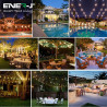 Garden Lighting UK Outdoor Lights Ener-J LED Filament Festoon Lighting Kit 15MTR- 240 Volt. 10