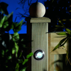 Techmar Garden Lighting UK Outdoor Lights Astrum White 12V LED Deck Light 1