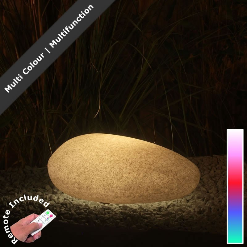 Techmar Flat 40 - 12v Remote LED Garden Stone Light