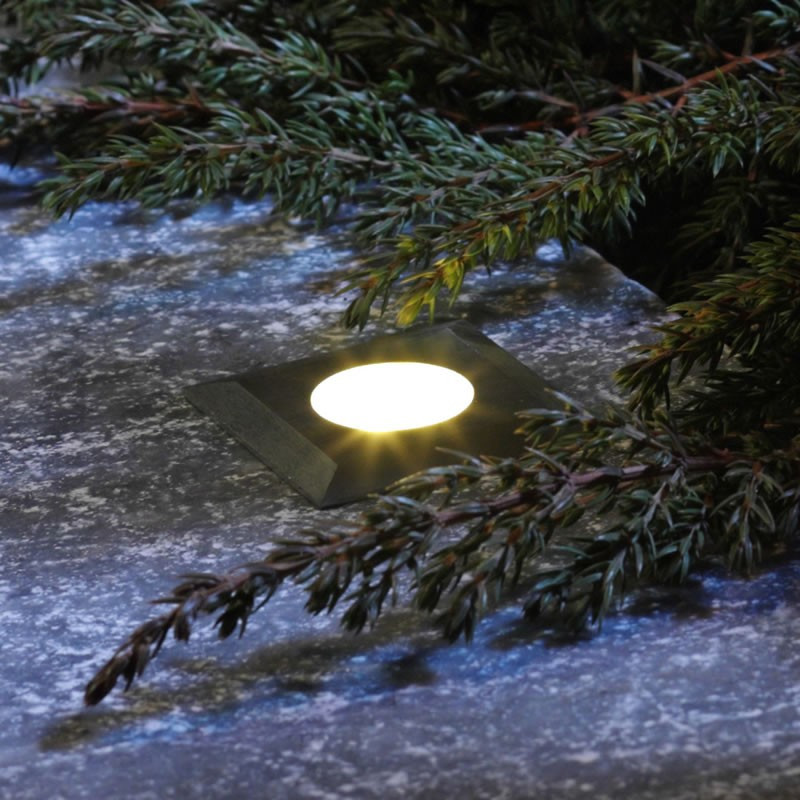 Techmar Garden Lighting UK Outdoor Lights Atria 0.5w warm white 12V LED Deck Light