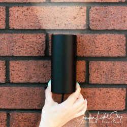 Techmar Outdoor Garden Lighting UK Sibus 12V 8W LED Black Up / Down Outdoor Wall Light