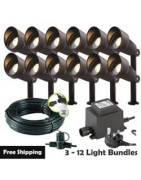 Garden Lighting Bundles / Kits | 12V Plug & Play| Everything You Need | Easy To Install
