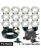 Alpha Plug & Play Deck Lights Bundle (Kits) - Warm White, White & Blue